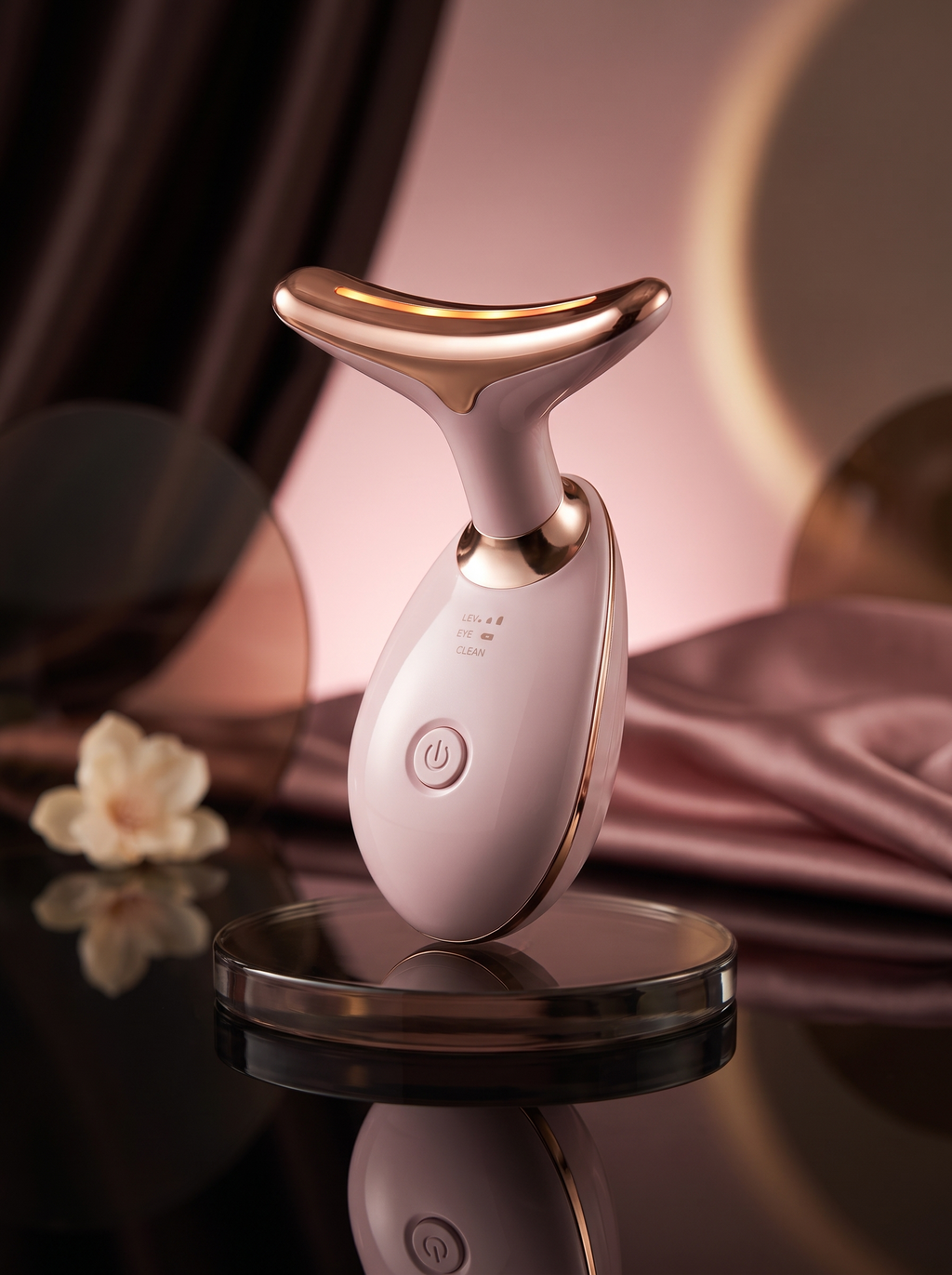 Cindarello Luminous Lift™ Microcurrent Facial Massager — Face & Neck Beauty Device