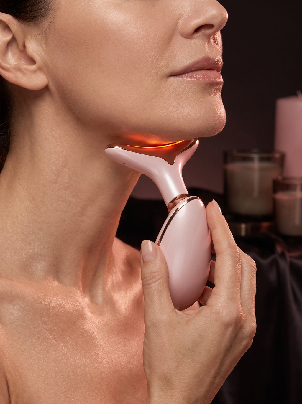 Cindarello Luminous Lift™ Microcurrent Facial Massager — Face & Neck Beauty Device