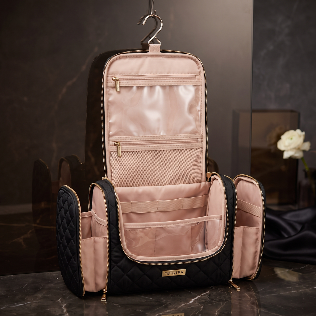 Midnight Vanity™ Hanging Travel Toiletry Bag — Large Capacity | Cindarello Selection