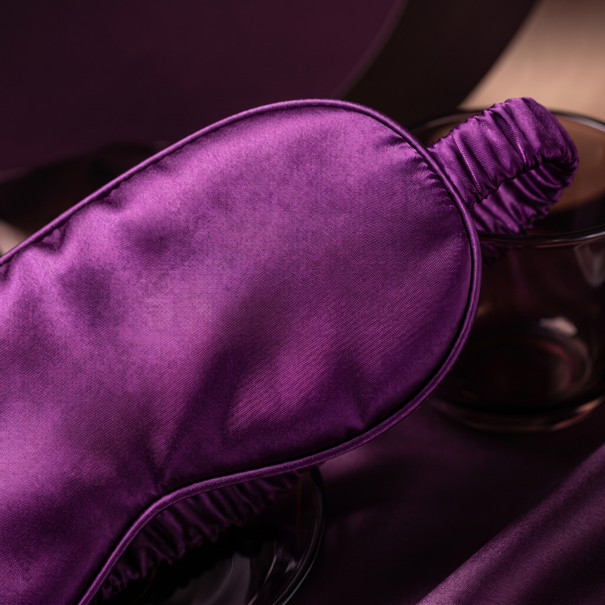 Cindarello Midnight Veil™ Silk-Feel Sleep Mask with Double-Layer Storage Pouch | Cindarello Selection