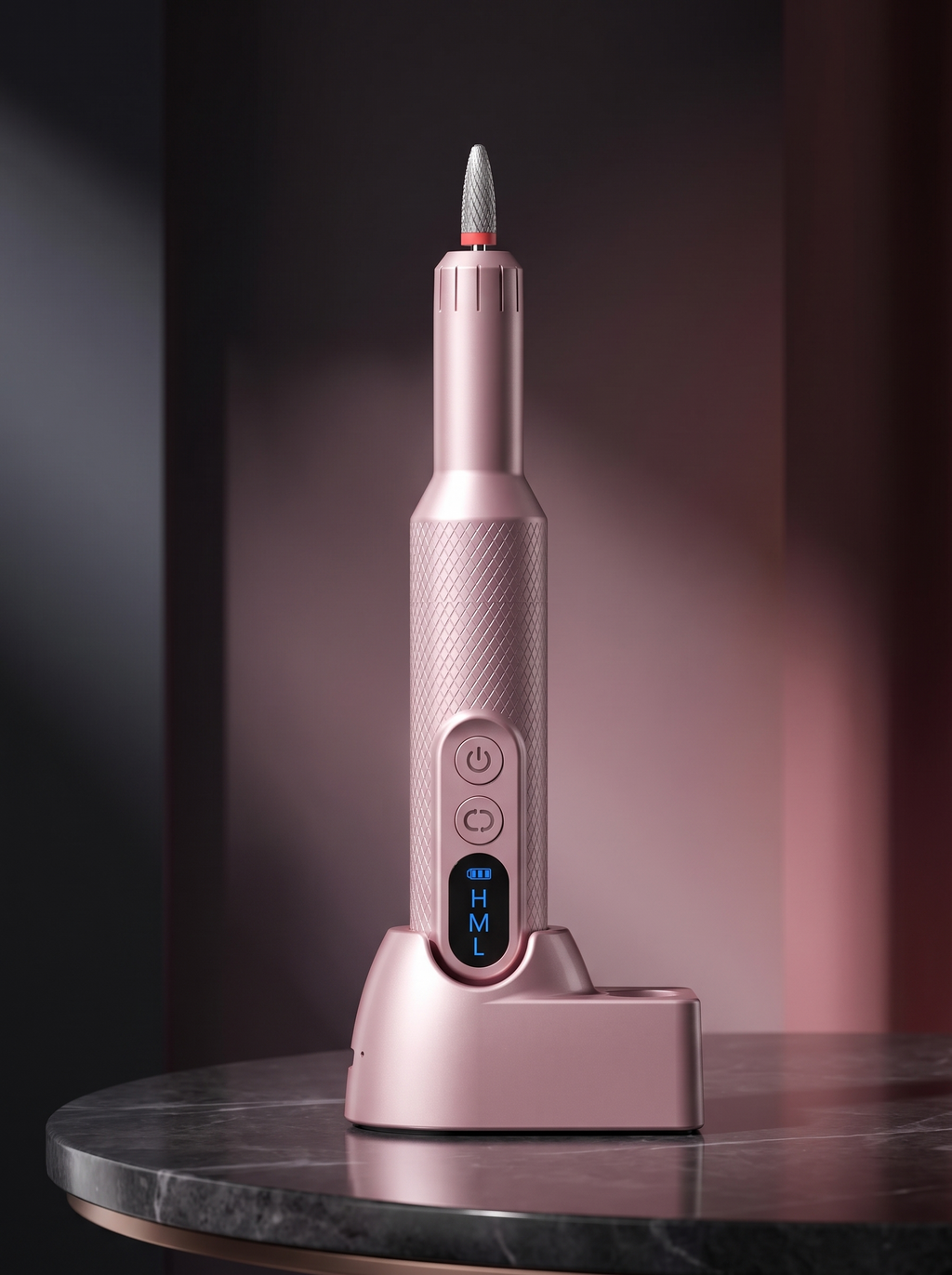 Midgaleuang Rose Precision™ Rechargeable Electric Nail Drill Kit — Pink | Cindarello Selection