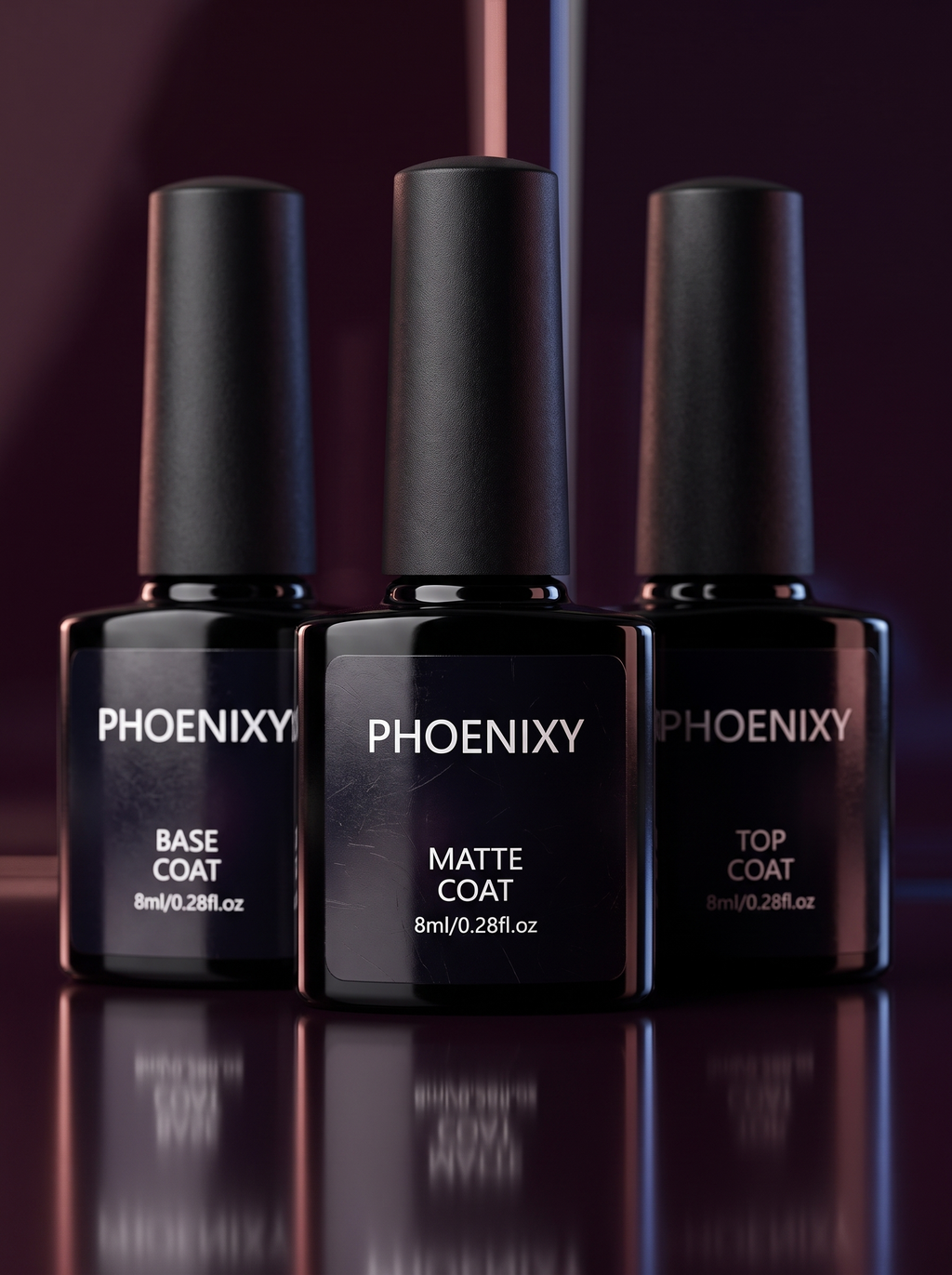 PHOENIXY Chromatic Ritual™ 36-Piece Gel Nail Polish Kit with 36W UV LED Lamp | Cindarello Selection