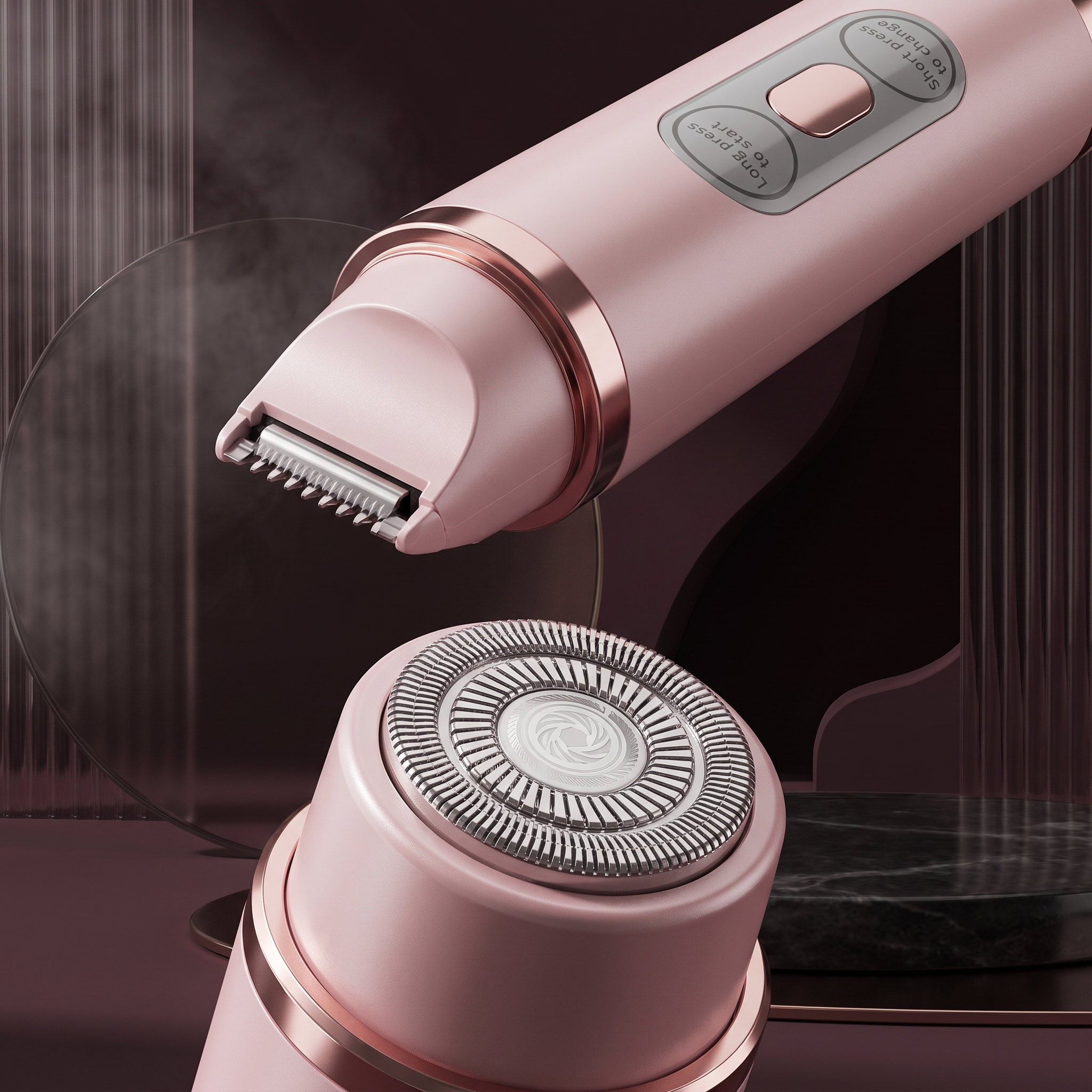 Velvet Touch™ Dual-Head Precision Shaver