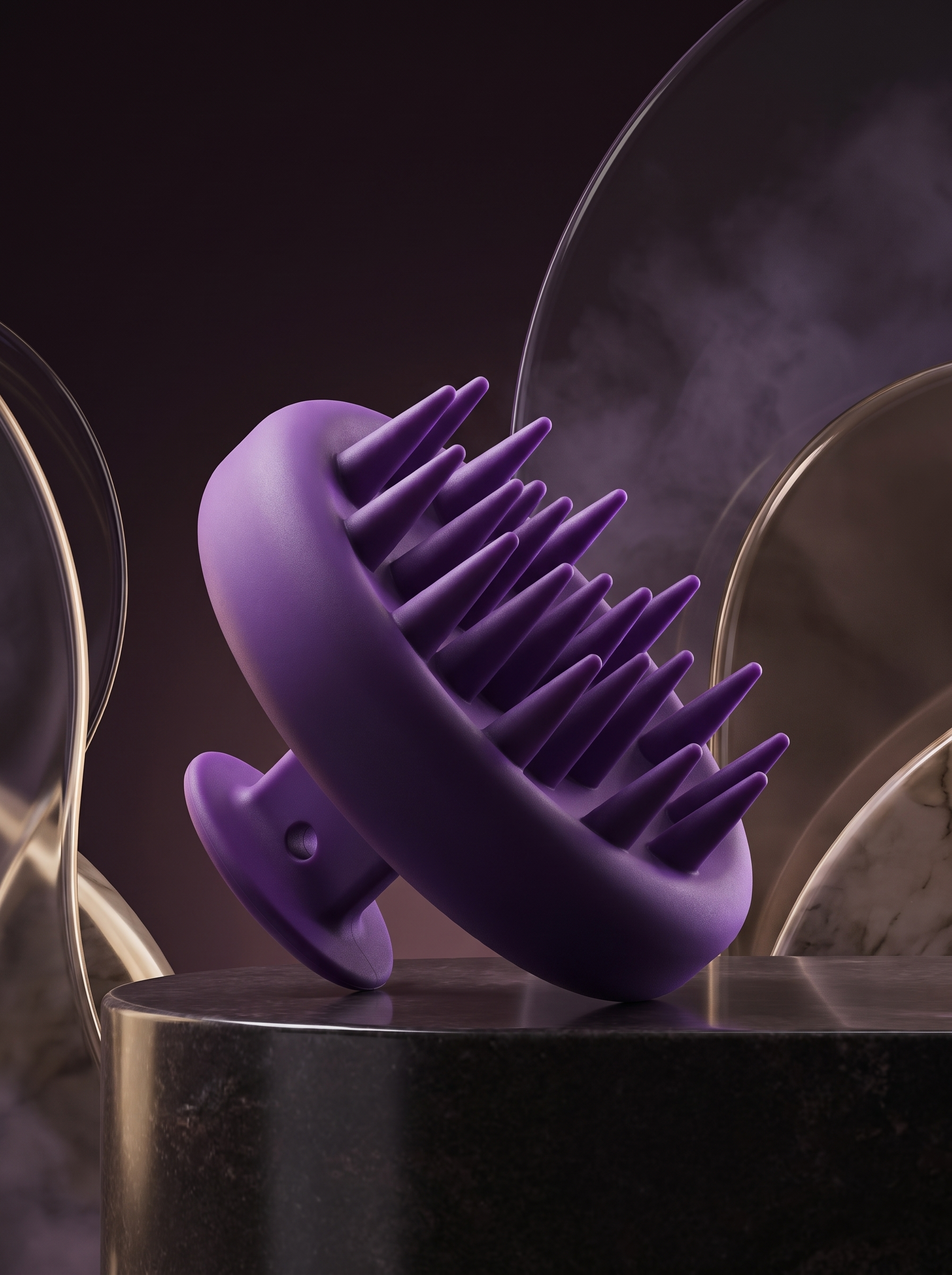 Cindarello Midnight Bloom™ Silicone Scalp Massager