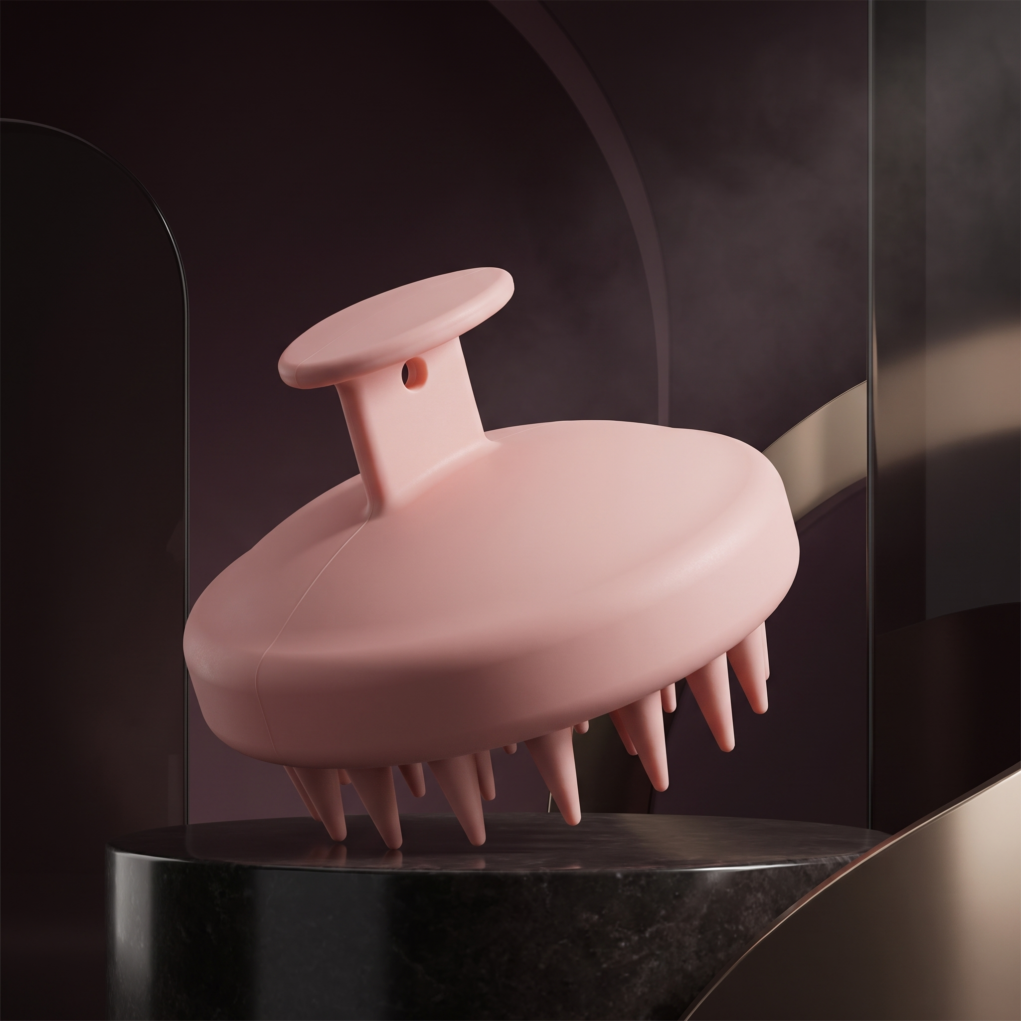 Cindarello Midnight Bloom™ Silicone Scalp Massager