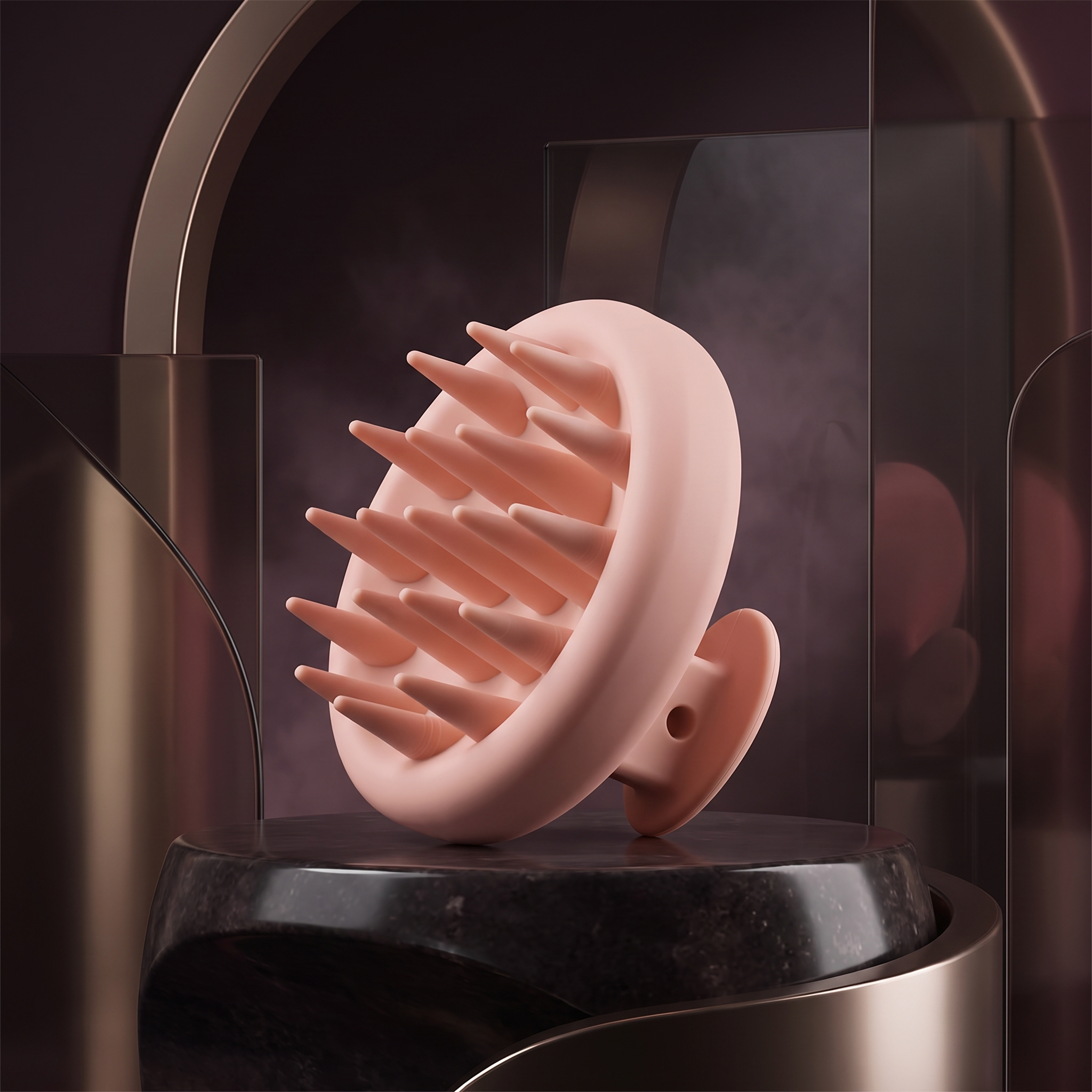 Cindarello Midnight Bloom™ Silicone Scalp Massager