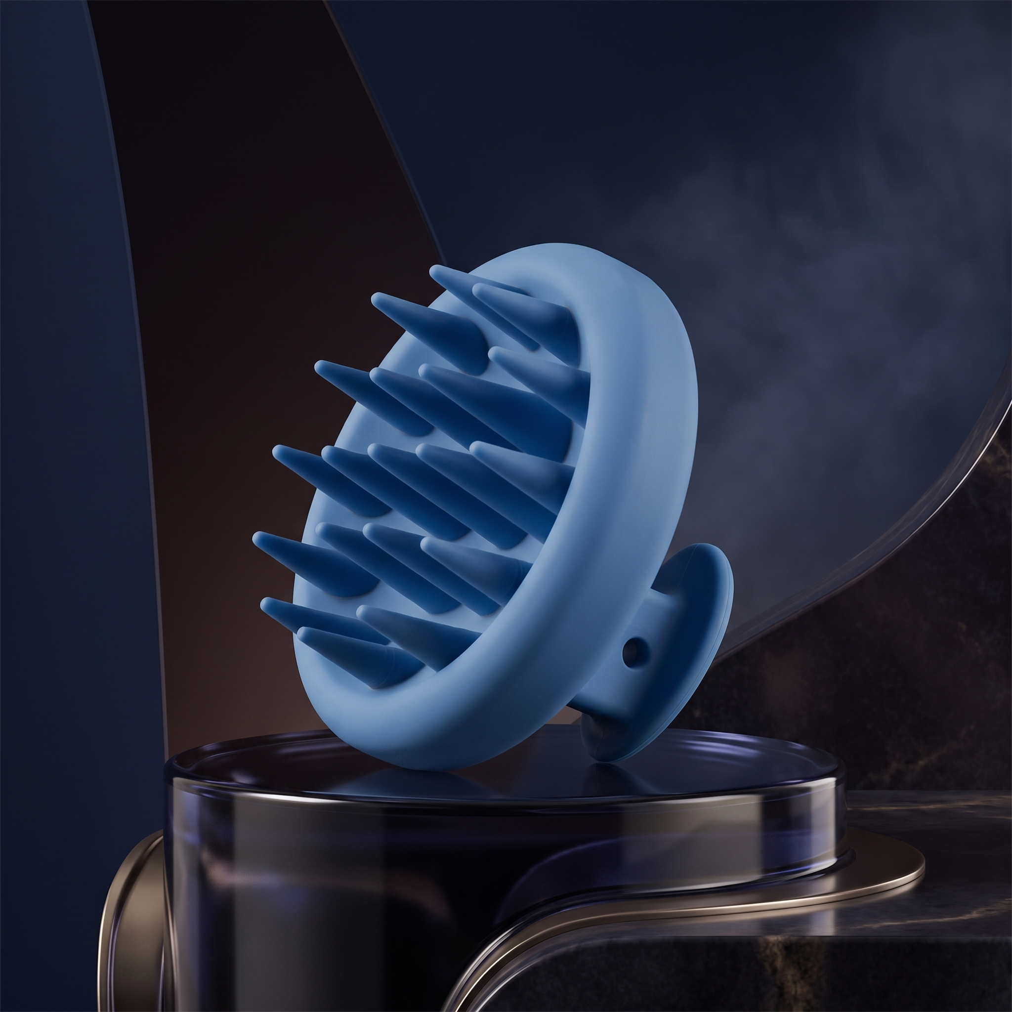 Cindarello Midnight Bloom™ Silicone Scalp Massager
