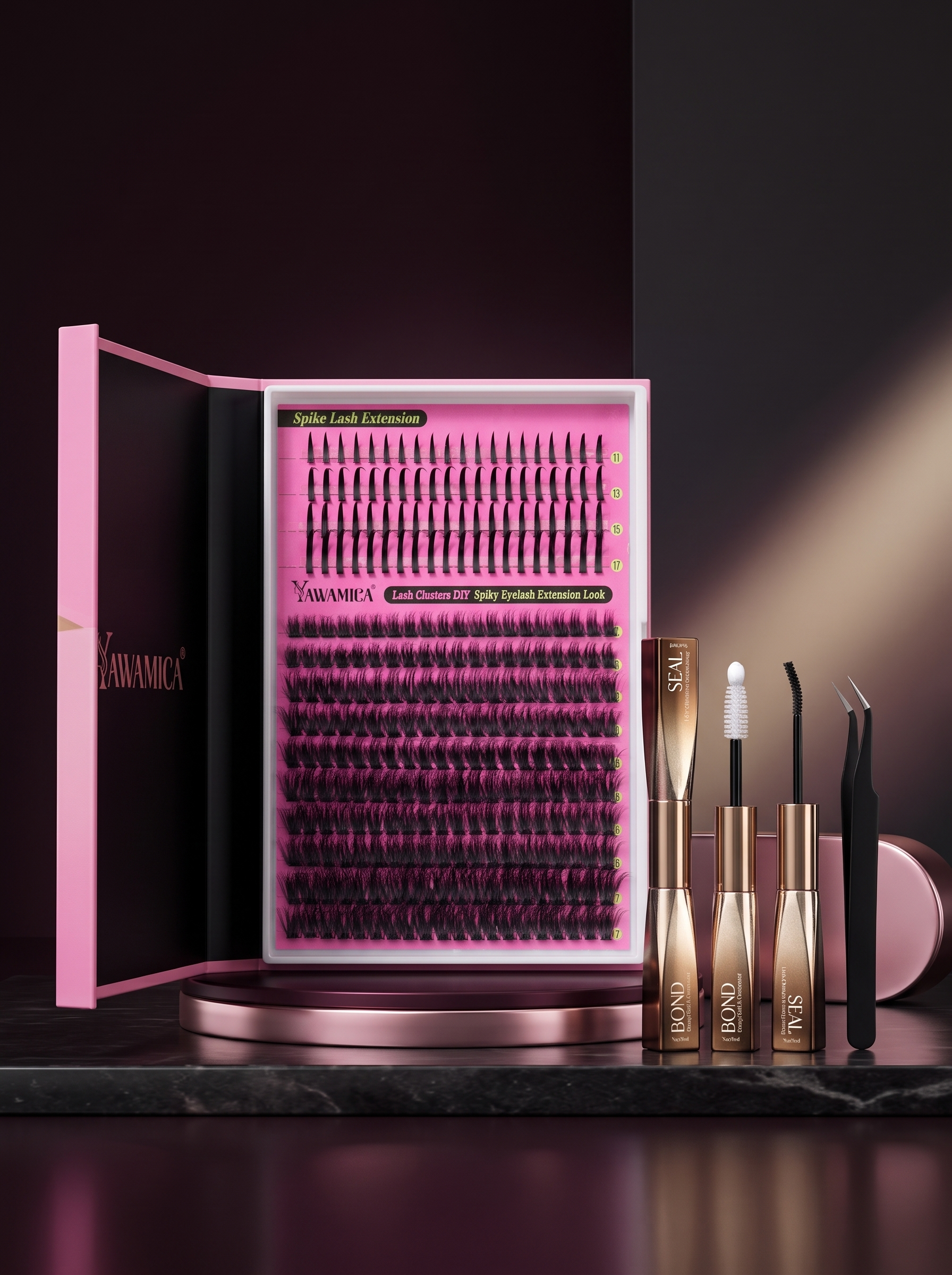 Midnight Gaze™ Manga Lash Cluster Kit