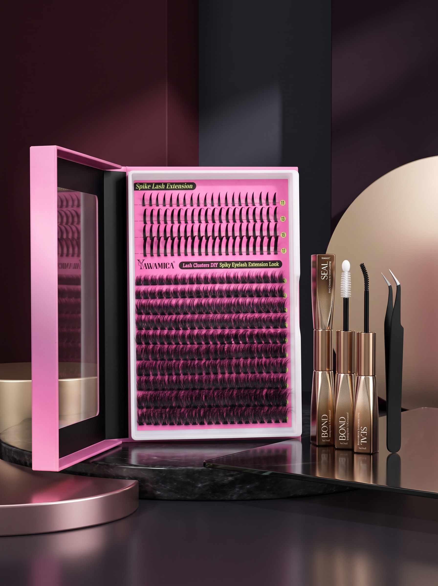Midnight Gaze™ Manga Lash Cluster Kit