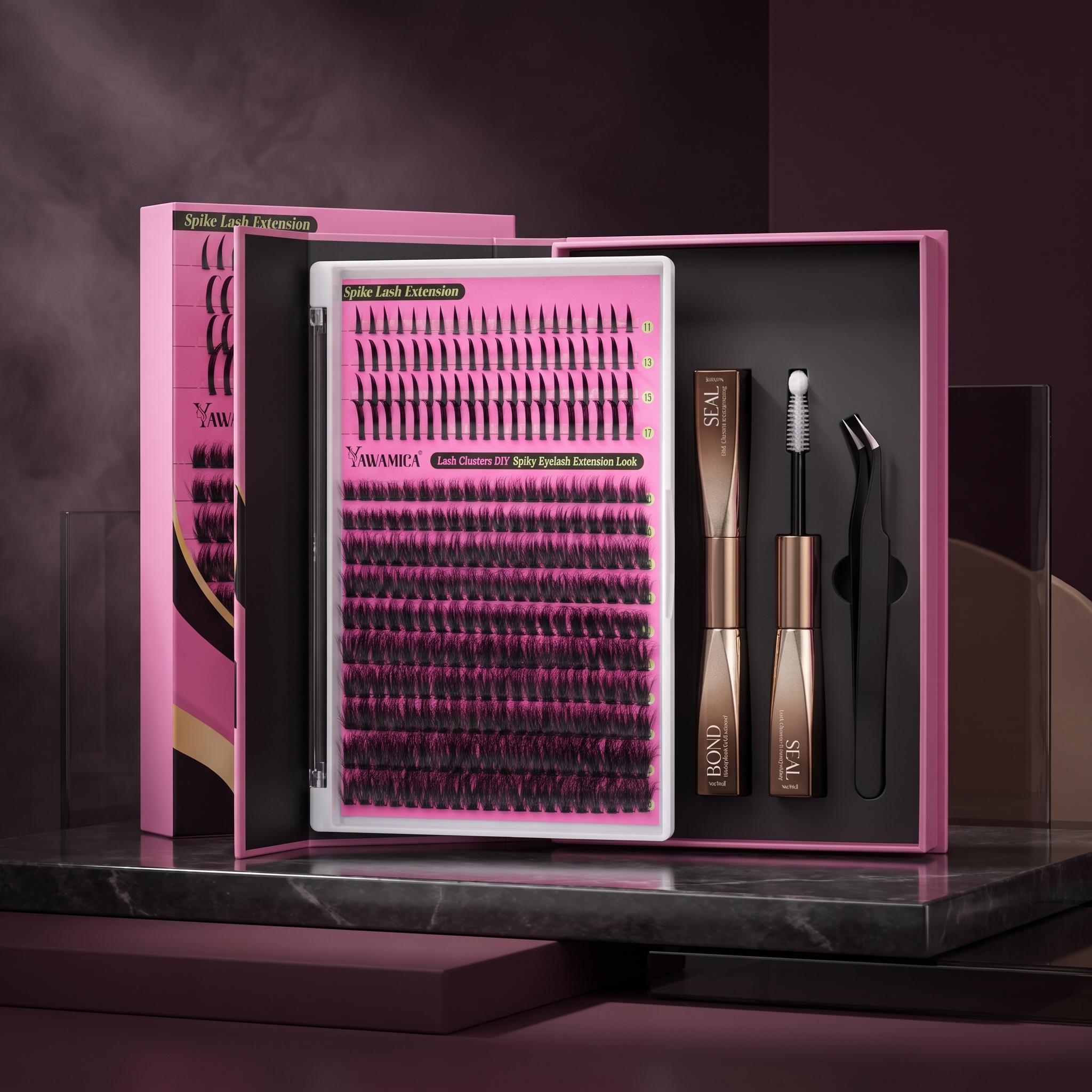Midnight Gaze™ Manga Lash Cluster Kit
