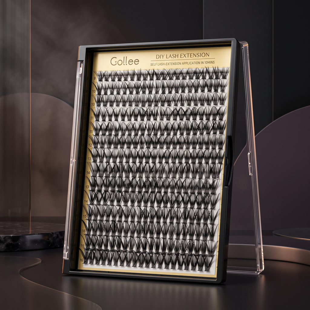 Gollee 280-Piece D-Curl Lash Cluster Kit
